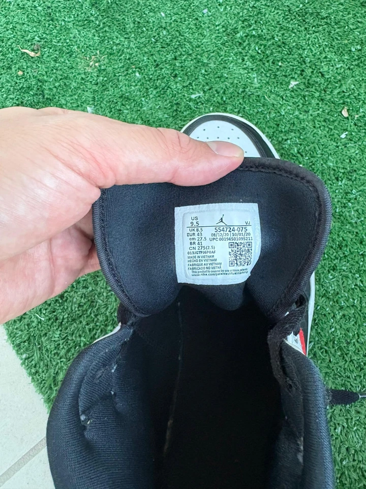 Air Jordan 1 Mid Sneakers per Uomo - Orange/Black, EU 44, foto 3 di 4
