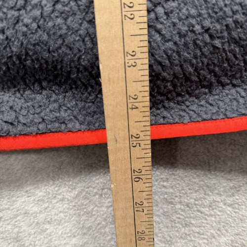 The North Face Forrest Mixed Media Boys L 14/16 Snap Fleece Jacket Gray Black - Picture 11 of 13