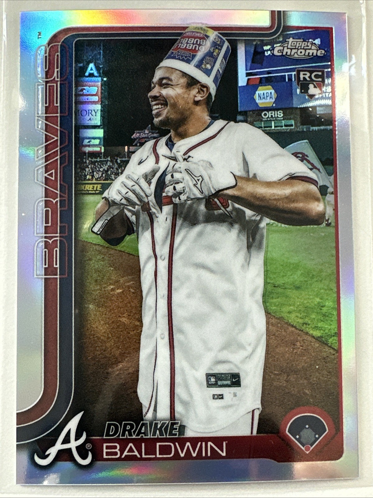 2025 Topps Chrome Update Drake Baldwin USC96 Image Variation ROY SSP