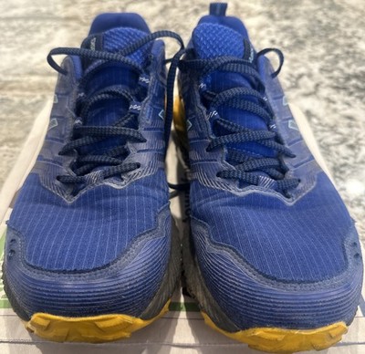 Asics Gel Trabuco 9 Sneakers Men s 9 Blue-Yellow 1011B030 Pre-Owned