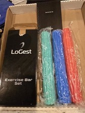 Logest Twist Hand Exerciser Bars - 3 Piece Flexible Bars Strengthener Set