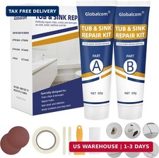 Tub Repair Kit White, Fiberglass Shower tub and Porcelain Sink Repair Kit