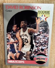 1990-91 NBA Hoops David Robinson Rookie of the Year Spurs #270 Basketball