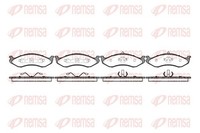 Bremsbelagsatz Scheibenbremse Remsa 0467.20 FüR ZG ZJ Jeep Cherokee XJ 1 2 TJ