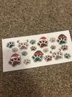 Lot of 8 Christmas Dogs & Paw Print DTF transfers — photo 7