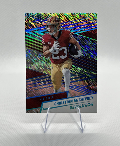 Christian McCaffrey #2 2025 Panini Revolution card