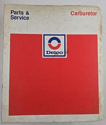 #ad 1970#x27;s Delco Rochester Carburetor Parts amp; Service Manual Models 4G 4G C $106.24