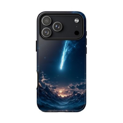 Comet Icy Ion Tail Mountain Range | Tough Phone Case | iPhone, Galaxy, Pixel