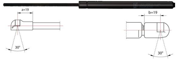 METZGER 2110341 Gas Spring, boot-/cargo area for AUDI