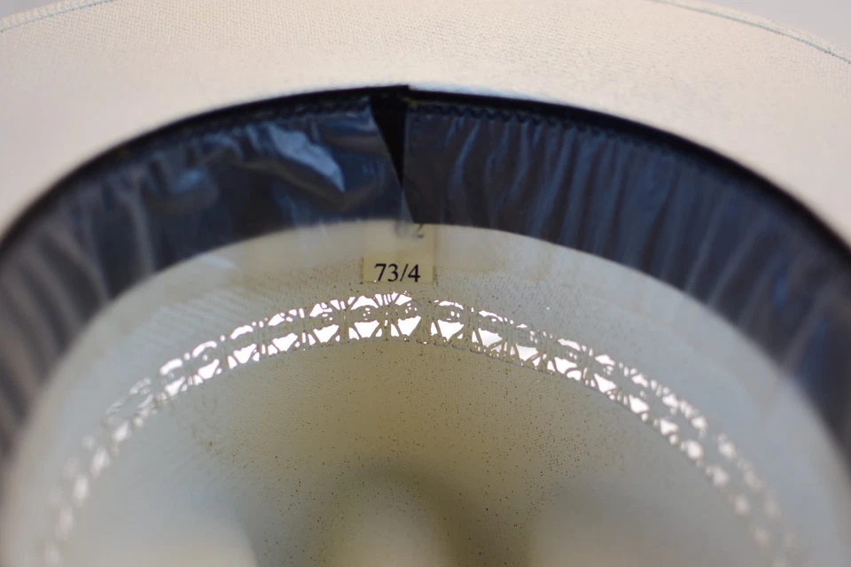 Western Express Cowboy Hat White Cattleman Fitted Large 7 3/4 - Image 4 of 4