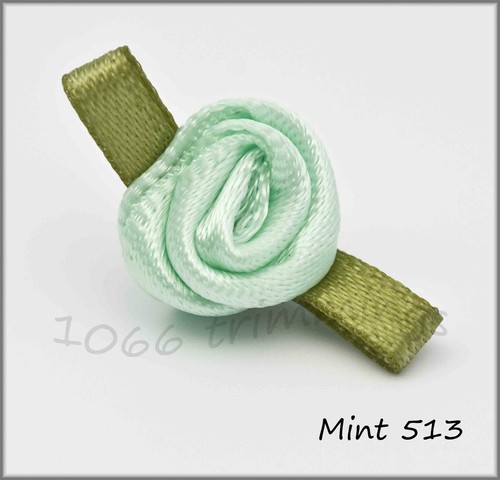 Small Satin or Lurex Ribbon Roses - Picture 39 of 53