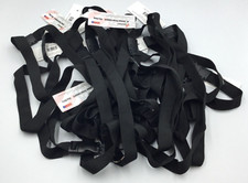 Skilcraft Breakaway Lanyard, Key Ring, 36" Nylon, Black, Package Of 12