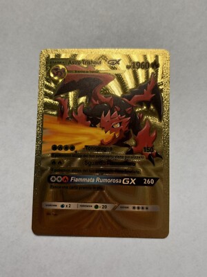 ASTRO TRISHOUT GX Gold Foil Fan Art Display Card - Mint/NM | eBay