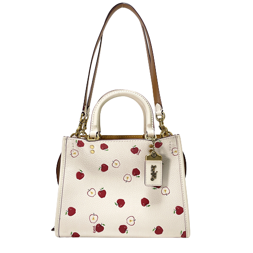 Coach Japan Limited Apple Print 2Way Shoulder Tote Bag Rogue Coach Japan Limited Apple Print 2Way Shoulder Tote Bag Rogue