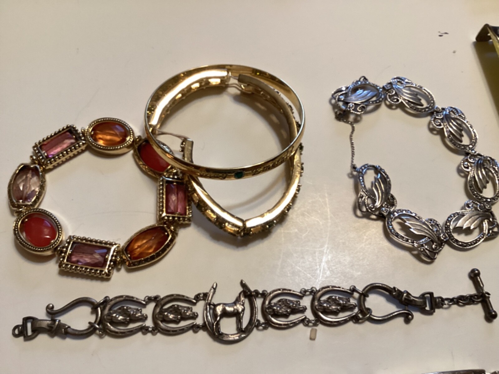 Vintage jewelry bracelet lot eBay