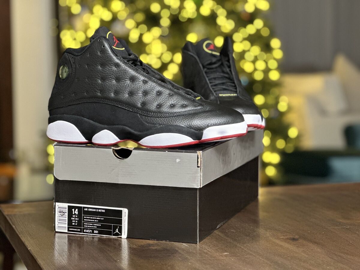 NEW AIR JORDAN 13 SIZE 14 PLAYOFF BLACK VARSITY RED VIBRANT NEW AIR JORDAN 13 SIZE 14 PLAYOFF BLACK VARSITY RED VIBRANT