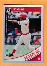 Joe Morgan Cincinnati Reds 2018 Donruss Career Stat Line Variations #92 /500 HOF