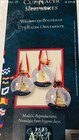 CUP RACERS ONE CRACKED (as Pictured) 2 While Ornaments NEW — photo 1