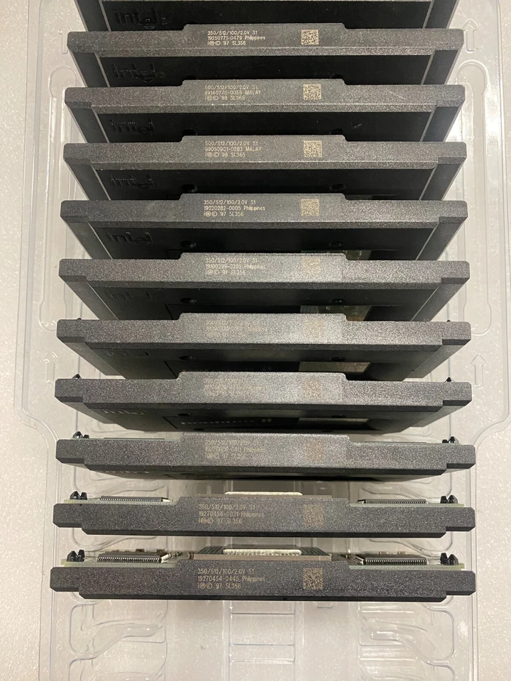 Vintage & New Intel Pentium II 350 MHz/100/512/2.0V Slot1 80523PY350512PE SL356 - Image 3 of 3