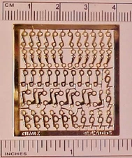 Photo-etched Sheet of STABLEMATE BITS in 1:32 Model Horse Scale - GOLD PLATED