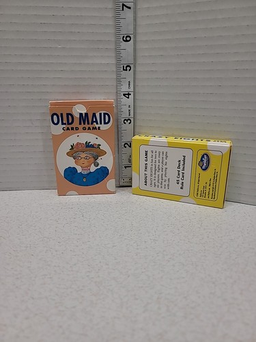 Children's Card Games Boxed Old Maid Rummy Crazy Eights Hearts ThinkFun Set of 4 - Picture 7 of 10