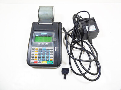 Hypercom T7Plus Credit Card Machine Terminal with Power Supply Cards Terminals
