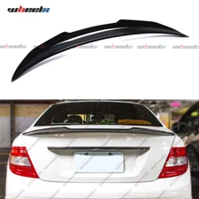 PSM STYLE GLOSS BLACK TRUNK SPOILER WING FOR 08-14 MERCEDES BENZ W204 C250 C300