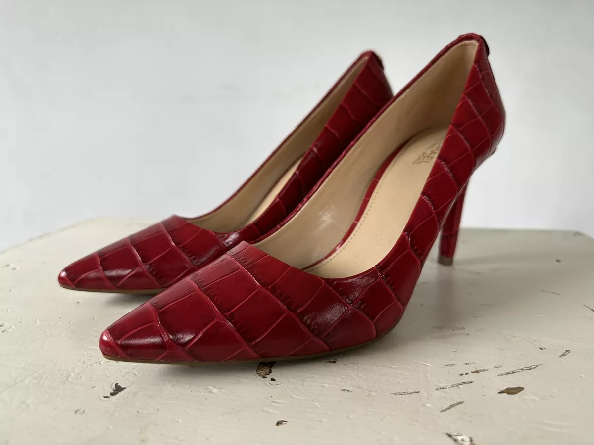 Michael kors sales burgundy pumps