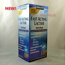 Kirkland Signature Fast Acting Lactase, 180 Caplets 