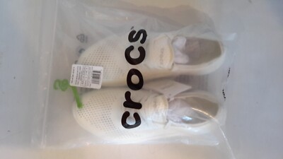 Crocs Women's Size 10 LiteRide 360 Pacer Sneakers Almost White NIB