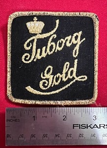 Tuborg Gold Beer Patches. Lot of one, Vintage