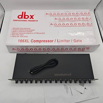 NEW DBX 166XL Compressor Limiter/Gate Effects DSP Processor US Stock