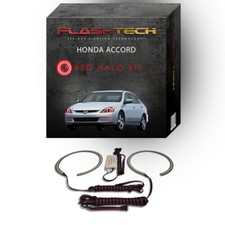 Red Angel Eye Led Headlight Halo Ring Kit For 2003-2007 Honda Accord Headlights