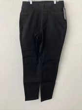 Denim & Co. Cozy Touch Denim Petite Pull-On Jeggings - Black (sz 2P) A465992 