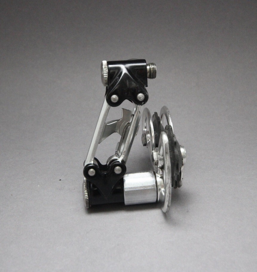 Dérailleur Arrière Campagnolo Super Record 4001 / Pat.81 - Titane Et Aluminium Pour Racer Vintage