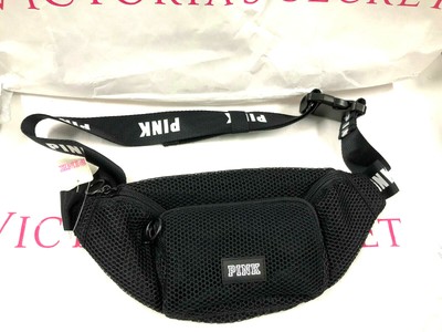 black mesh fanny pack
