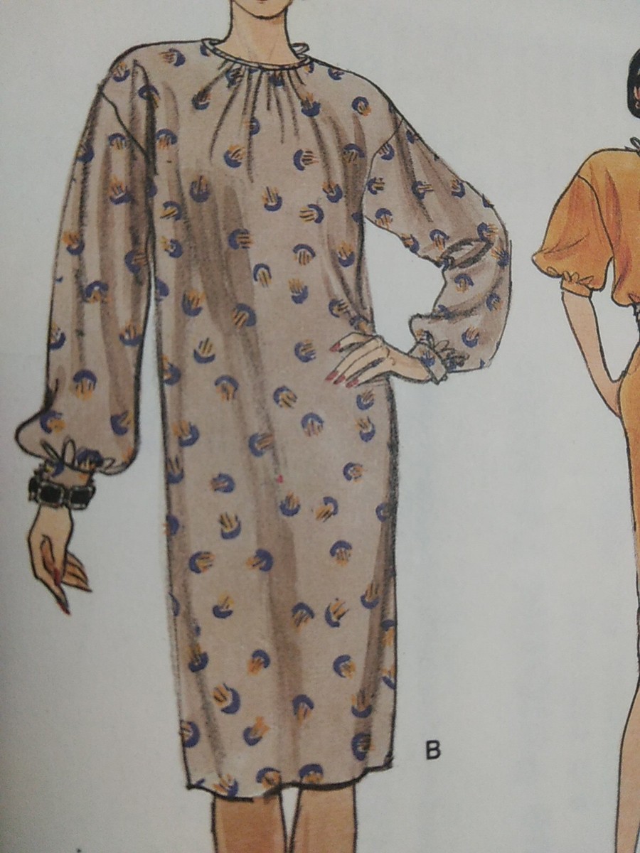Pullover Dress Size 8 10 12 VOGUE Sewing Pattern 8911 VTG UC