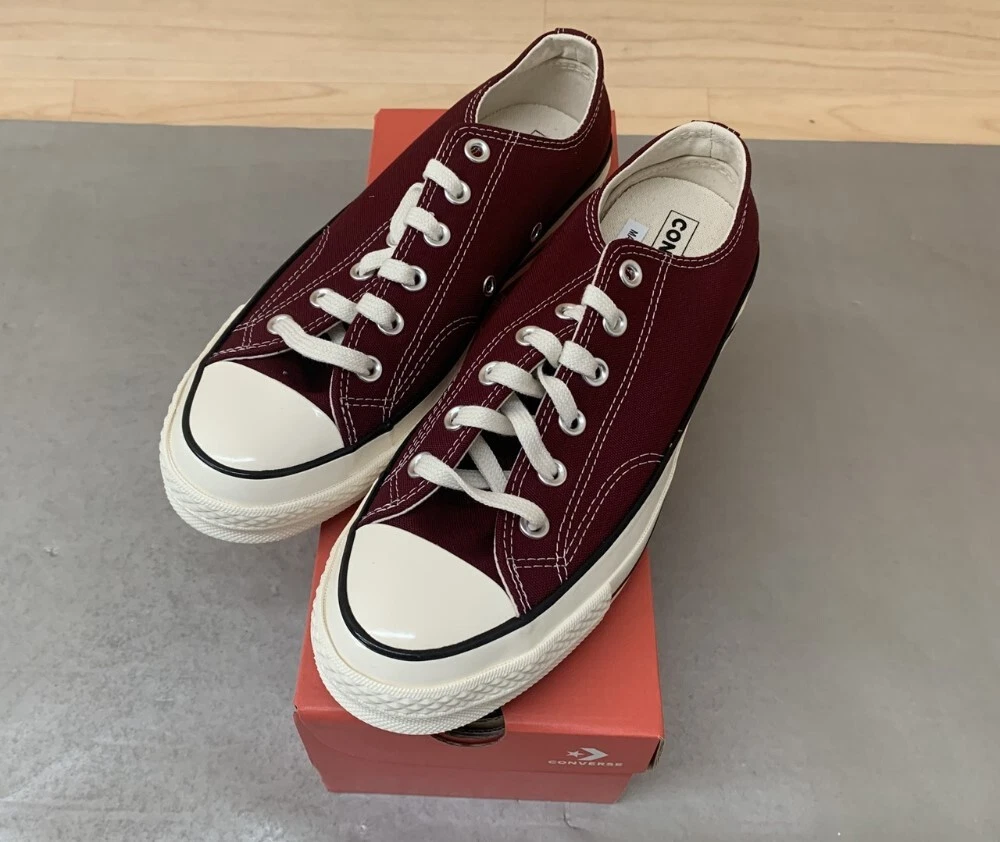 Converse Unisex Chuck 70 OX Canvas Sneaker Beetroot/Egret/Black Sizes | eBay