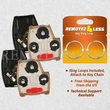 2 For 2003 2004 2005 2006 2007 Honda Accord Remote Shell Gut Case Car Key Cover