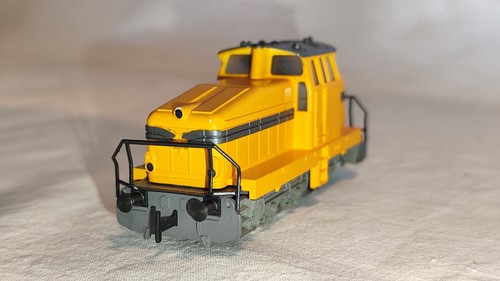 Märklin H0 3078 Diesellok DHG 500 gelb, 3-achsig hellblaue OVP - Picture 10 of 17