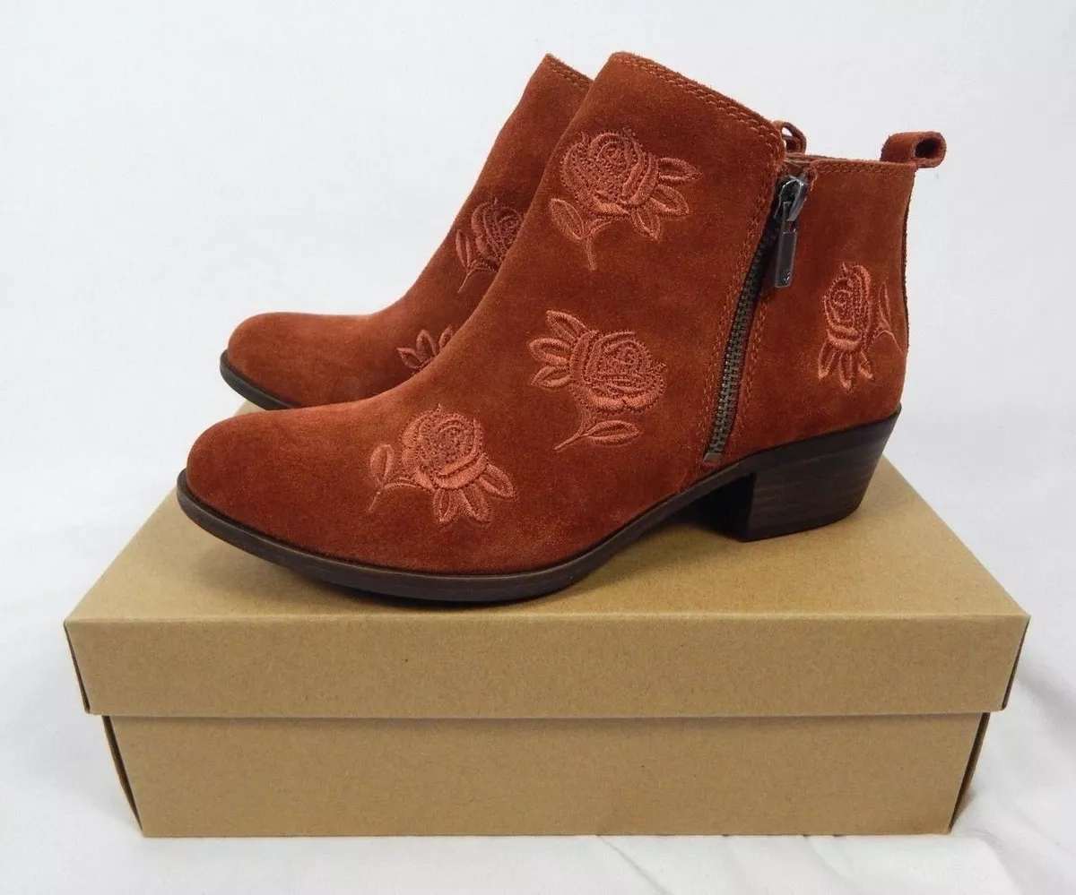 Lucky brand red best sale booties