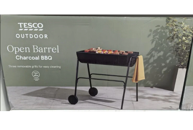 Charcoal bbq clearance tesco