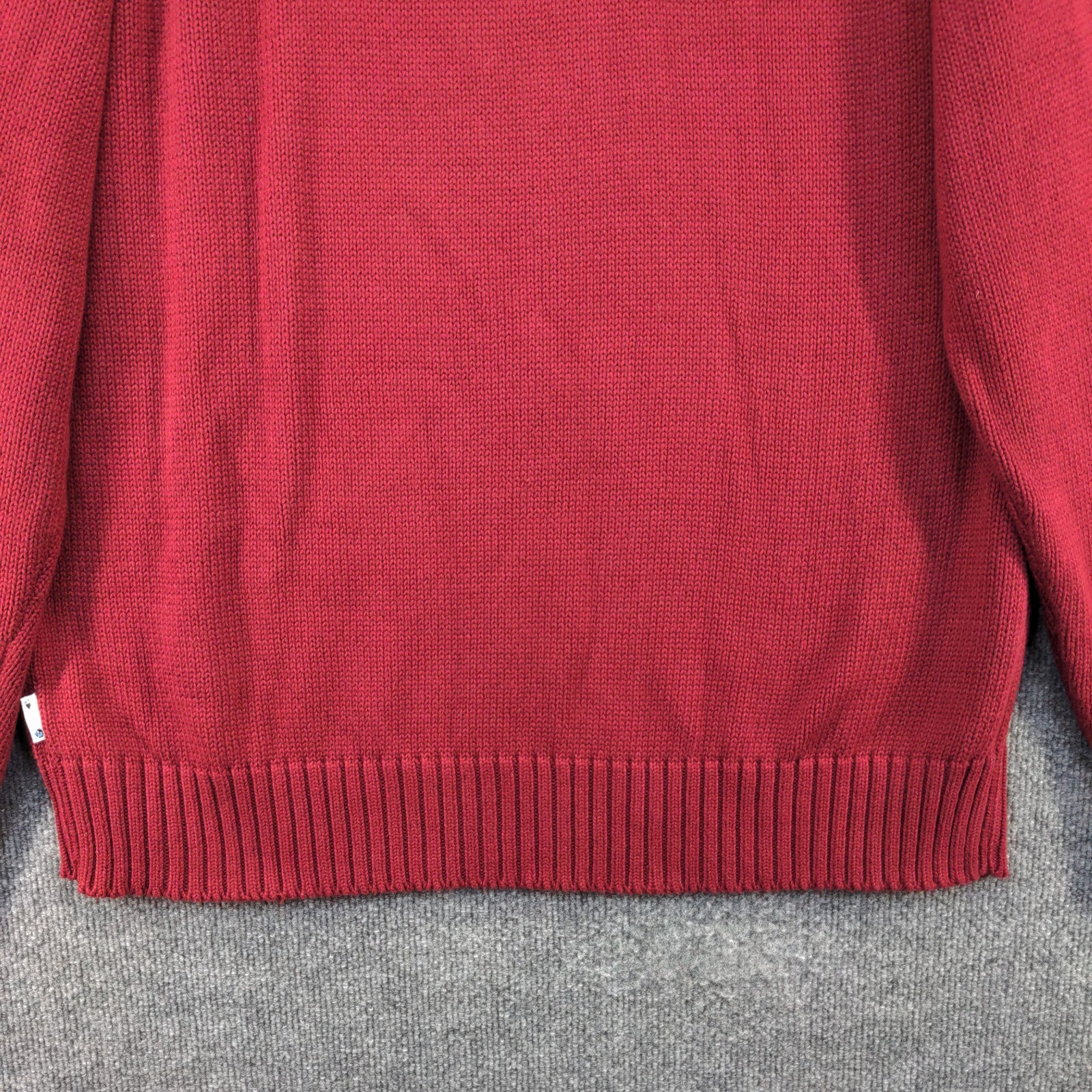 Phys. Sci. Men's Cable Knit Pullover Sweater Red … - image 7