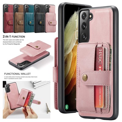 Leather Wallet Stand Case For Samsung Galaxy Note 20 Ultra S20 Plus S22 Ultra