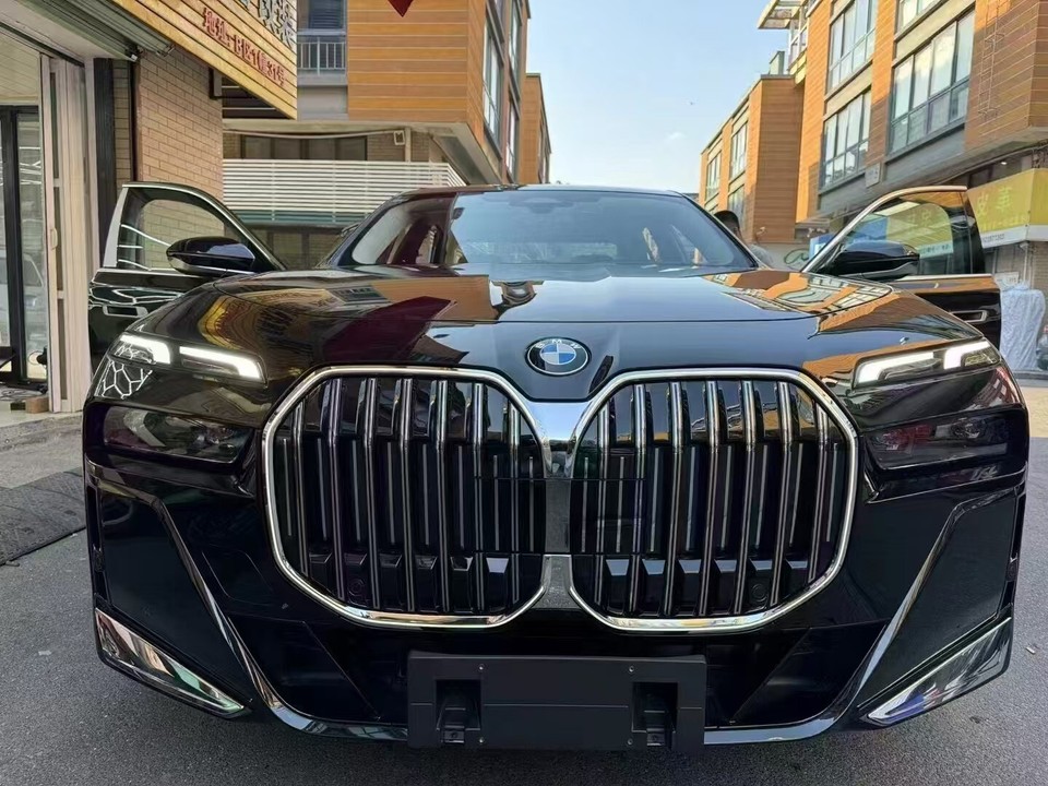 For BMW 7 Series G70 Gloss Black LED Front Bumper Grill Grille Trim | eBay