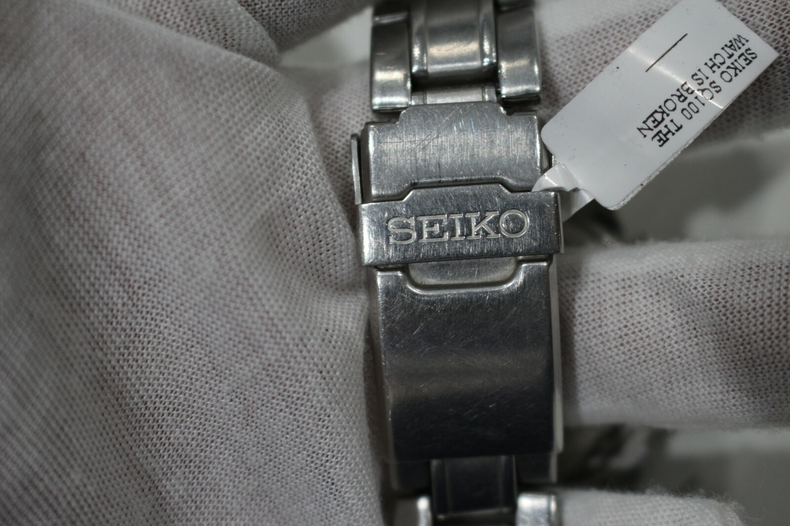 SEIKO SQ100 Chronograph Stainless Steel Japan 7T32 Quartz image 7