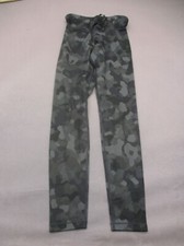 ATHLETA Size XL 14 Girls Camo Drawstring Athletic Compression Leggings 059