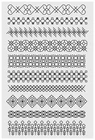 Blackwork Embroidery Kit or Pattern by Florashell - Sampler