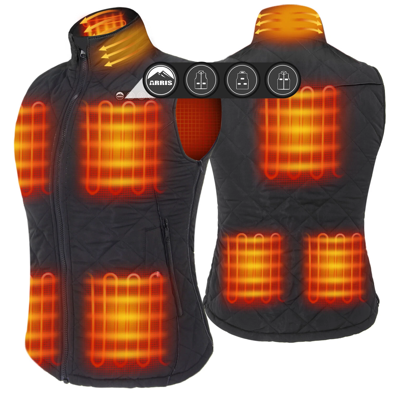 ARRIS Women's Heated Vest with Battery, Size Adjustable Electric Warm Vest
Opens in a new window or