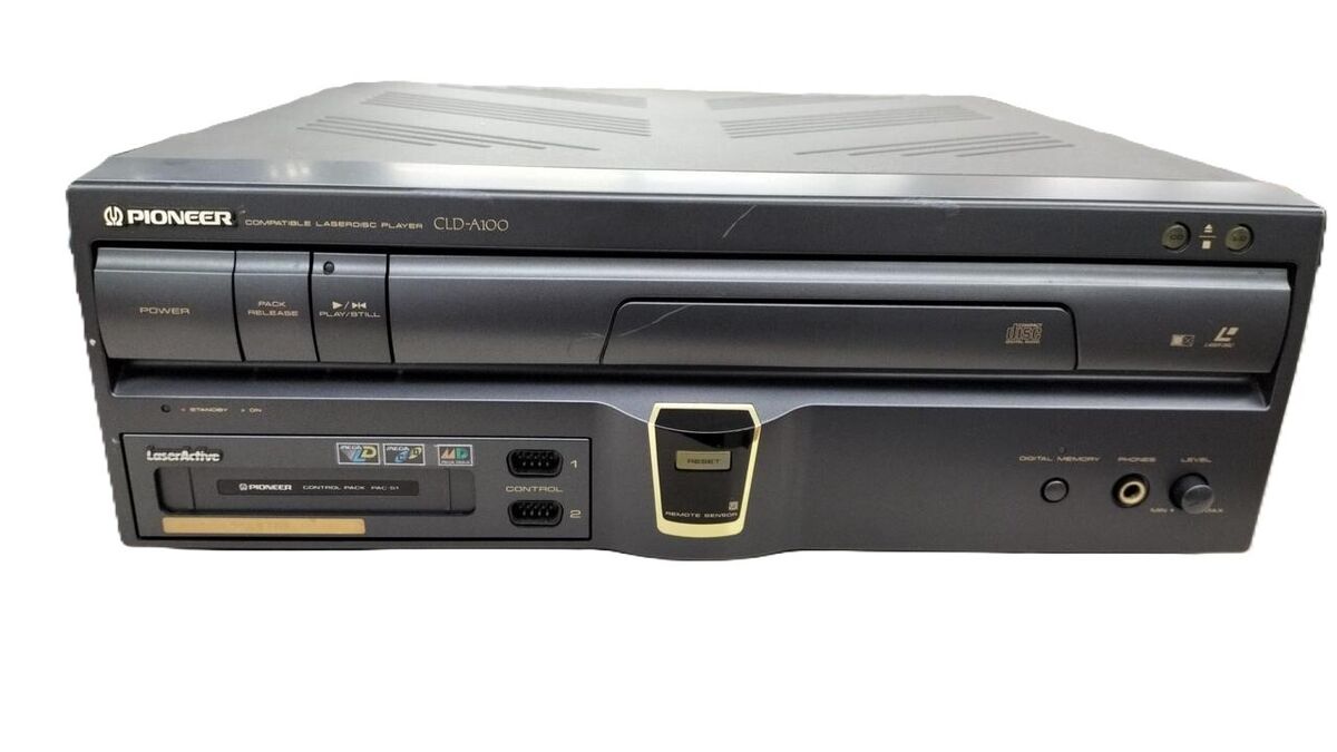 Pioneer Laserdisc CLD-A100 LaserActive with PAC-S10 Mega Pioneer Laserdisc CLD-A100 LaserActive with PAC-S10 Mega